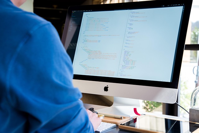 focused person working at clean desk using attention training techniques with timer visible